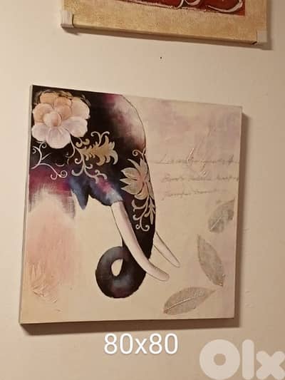 Acrylic Elephant painting