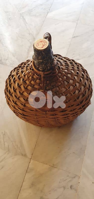 old bamboo & glass( loel) greek red wine 8 liters