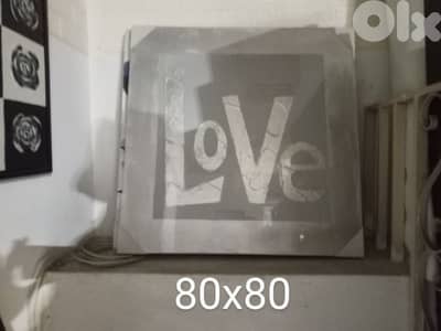 LOVE acrylic painting