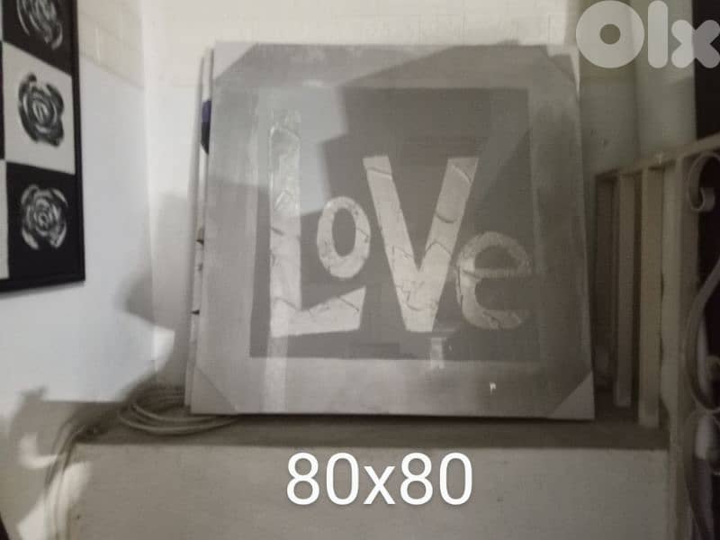 LOVE acrylic painting 0