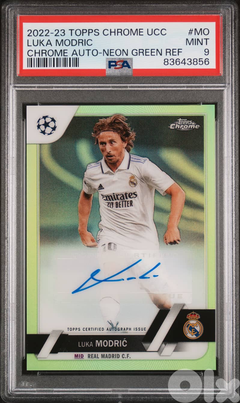Luka Modric Auto 2022-23 TOPPS 32/59 0