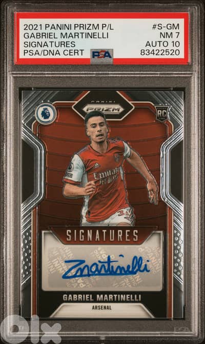 Gabriel Martinelli Auto 2021 LEAGUE SIGNATURES
