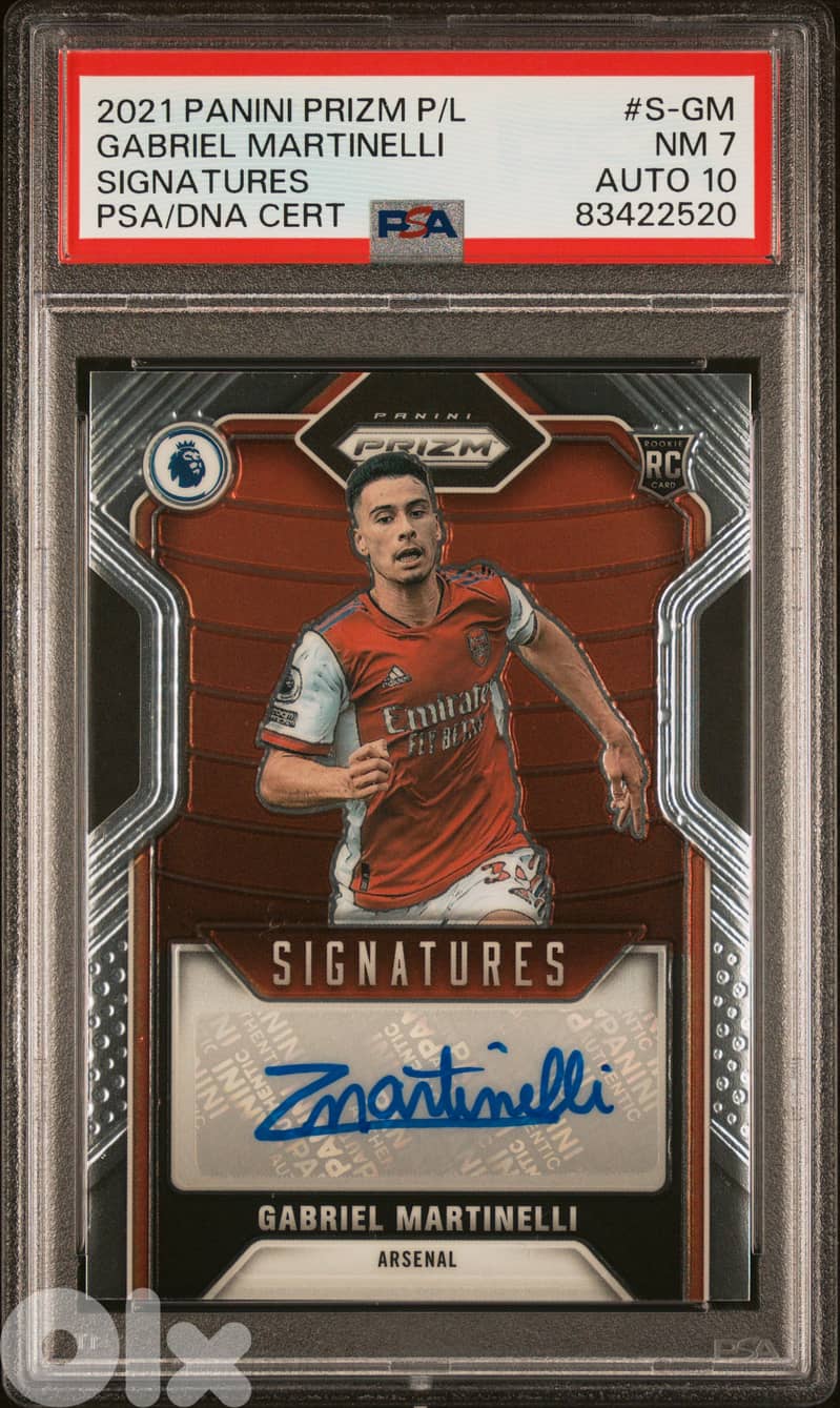 Gabriel Martinelli Auto 2021 LEAGUE SIGNATURES 0