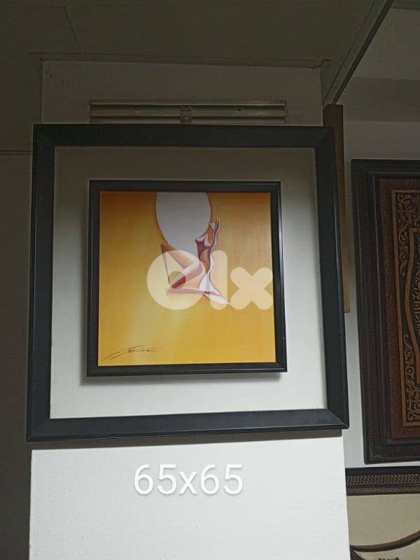 Abstract printed canvas 0