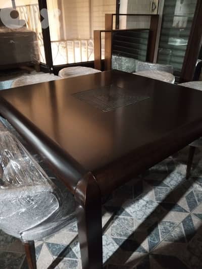Square dining table