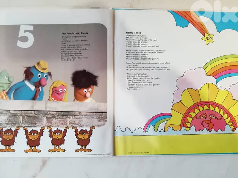 Original Cast – The Sesame Street book & vinyl Record 2