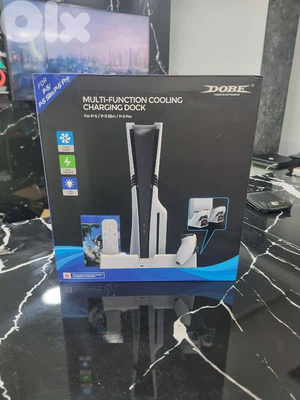 Dobe multi-function colling charging dock 0