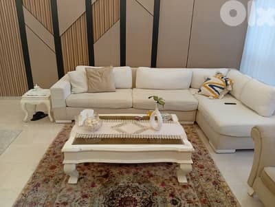 sofa 5 corner places with table