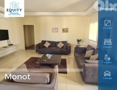 Furnished 270 SQM Apartment For Rent In Monot شقة للإيجار #ML2345178