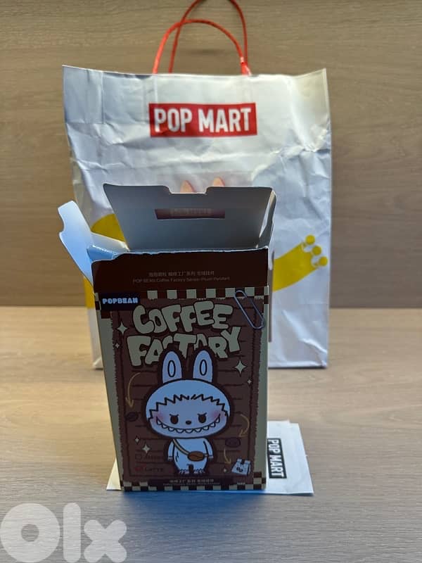 Unused New Labubu Coffee Bean Grinder - POP BEAN Coffee Factory Series 3