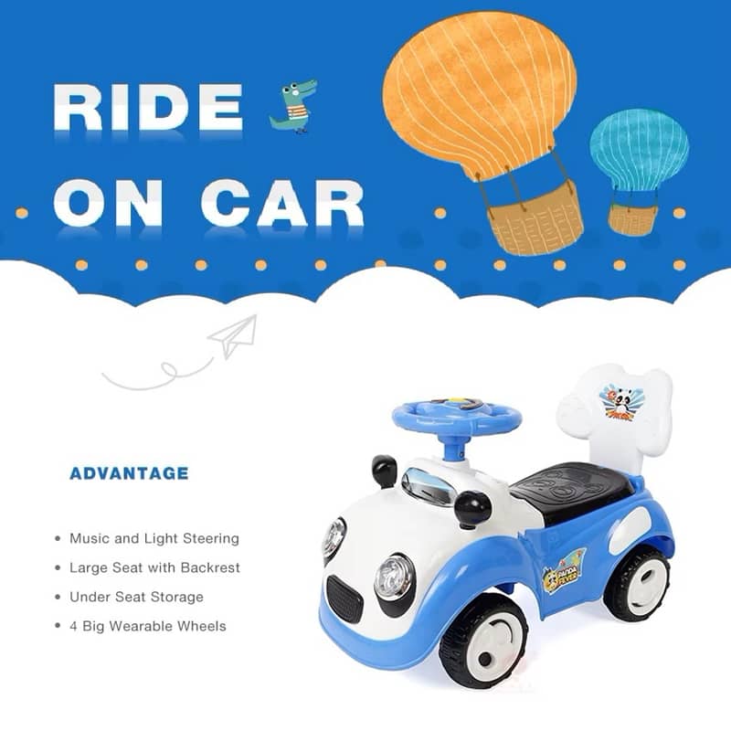 Mini Plastic Ride-on Car Toy - سيارة ألعاب صغيرة قابلة للركوب 1