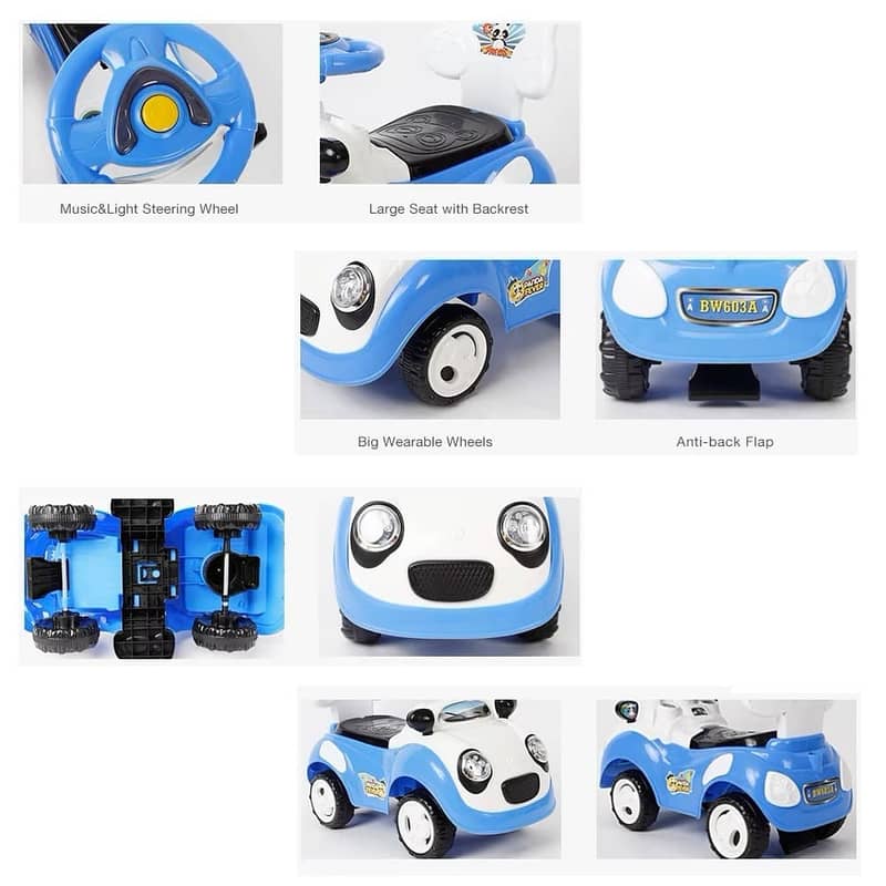 Mini Plastic Ride-on Car Toy - سيارة ألعاب صغيرة قابلة للركوب 2