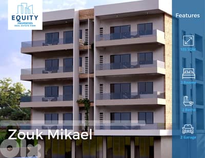 105 SQM Apartment For Sale In Zouk Mikael شقة للبيع #RK234726