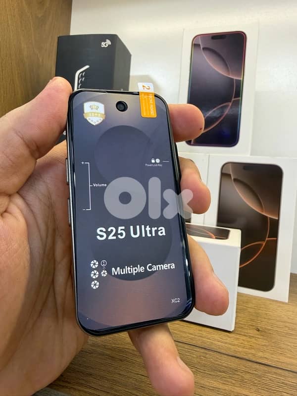 Mini phone iphone 17 pro max S25 ultra 2