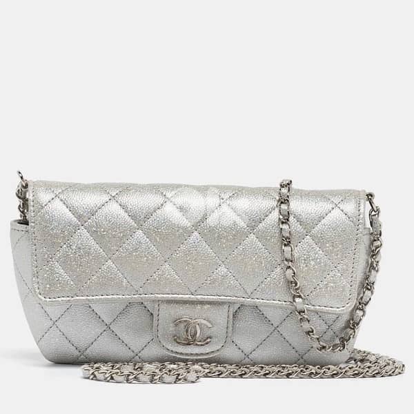 chanel silver bag 0