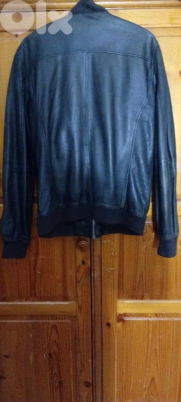 جاكيت جلد zara small 0