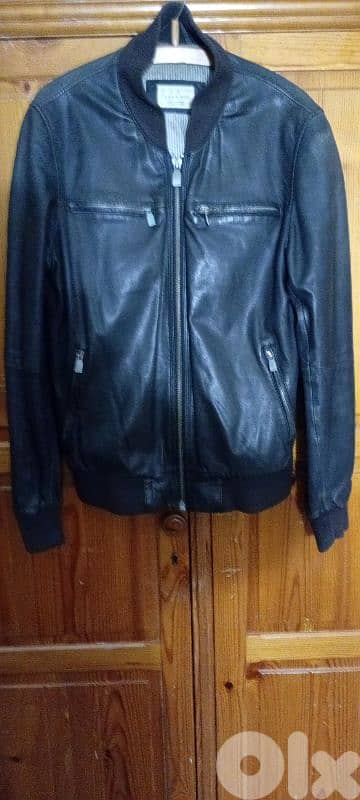 جاكيت جلد zara small 1