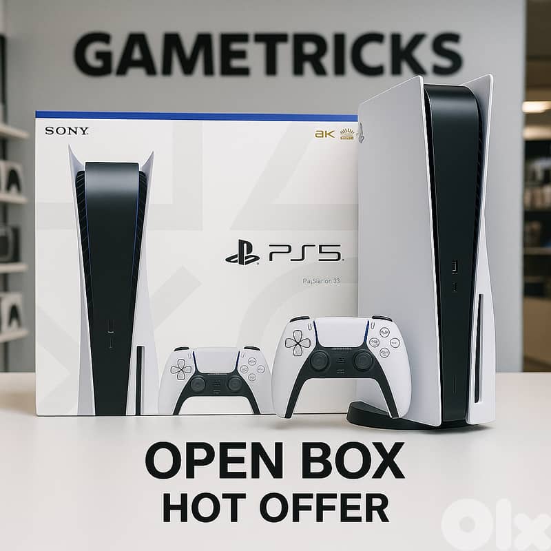 Playstation PS5 FAT 1TB open box with warranty 0