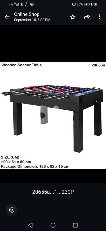 ping pong table (standard size) 4