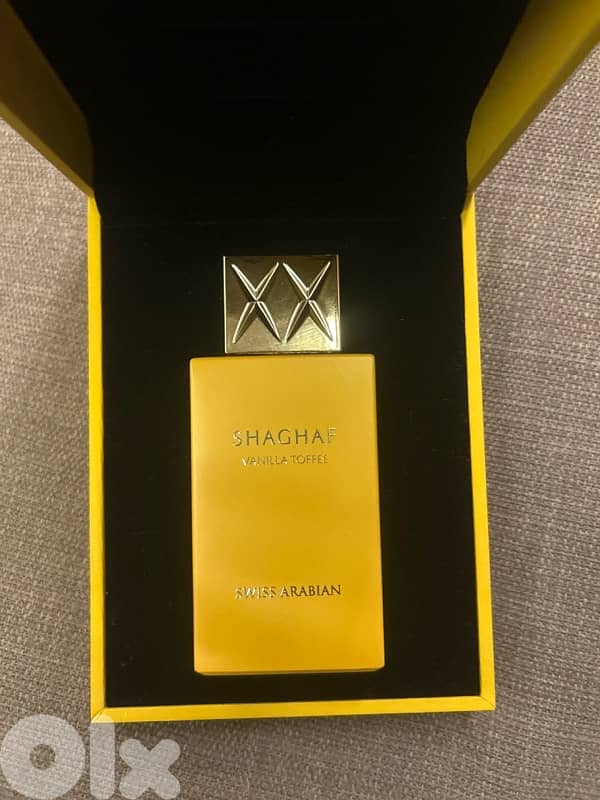 Swiss Arabian Shaghaf Vanilla Toffee EDP 95% full barely used 1