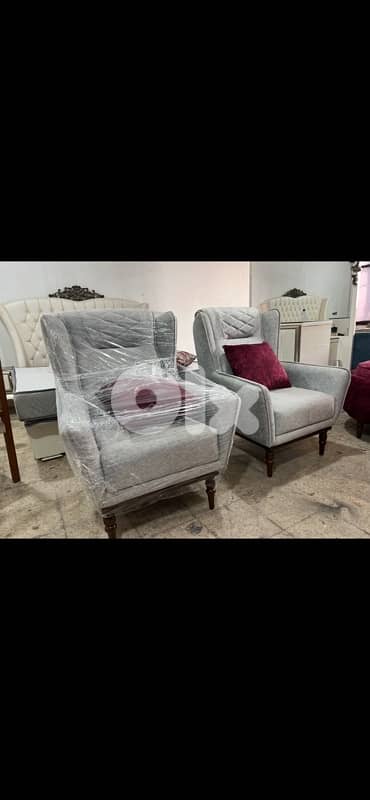 صالون تركي مودرن شبه جديد 4 قطع 2