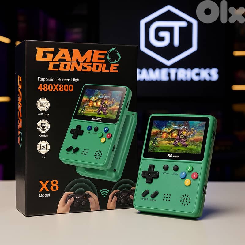 Handheld gaming consoles collection with lot of games 9