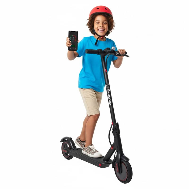 Fast adult e-scooter with 250W motor, strong 36V battery, long range 1