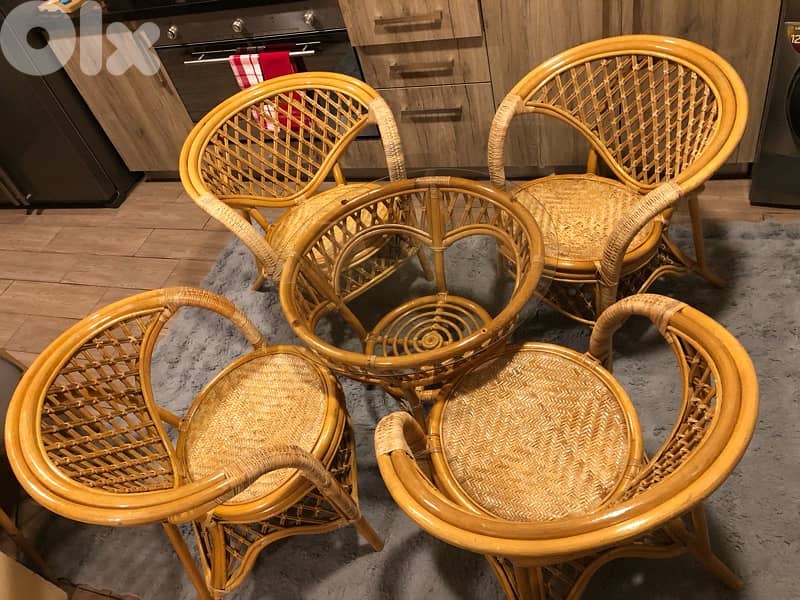 bamboo set in excellent condition, 350$ 0