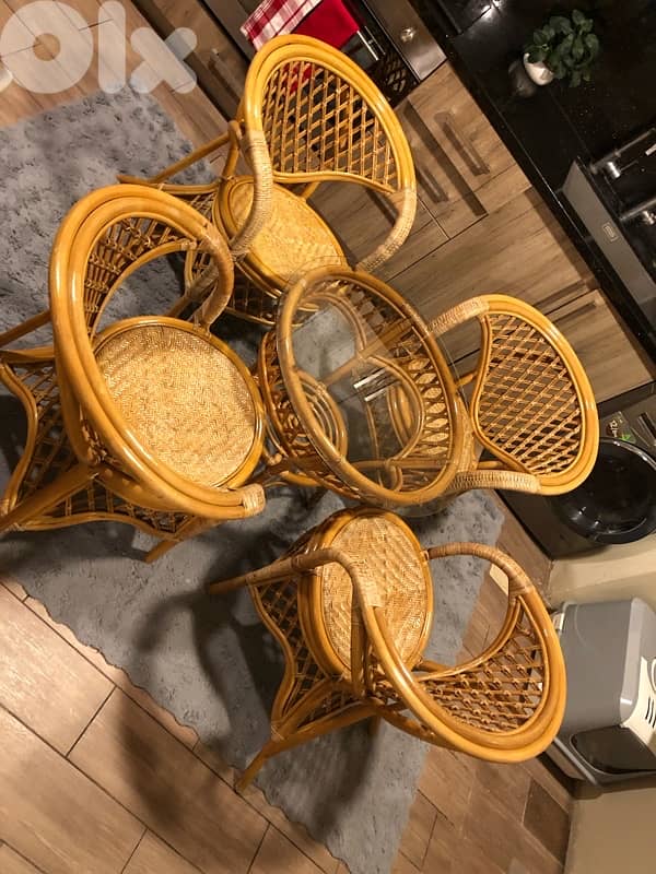 bamboo set in excellent condition, 350$ 2