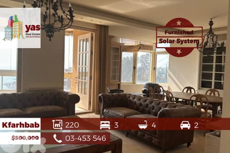 Kfarhbab 220m2 | Furnished | Prime Location | Decorated | JH