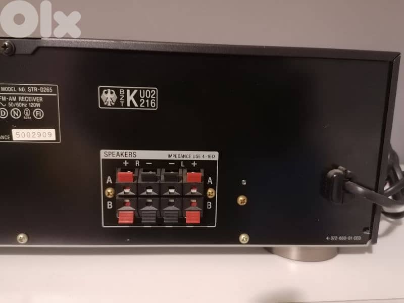 AMPLIFIER SONY STR-D265 5