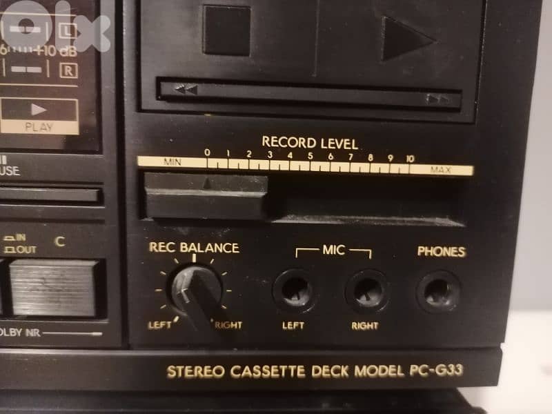 AMPLIFIER TOSHIBA & DECK TOSHIBA 3