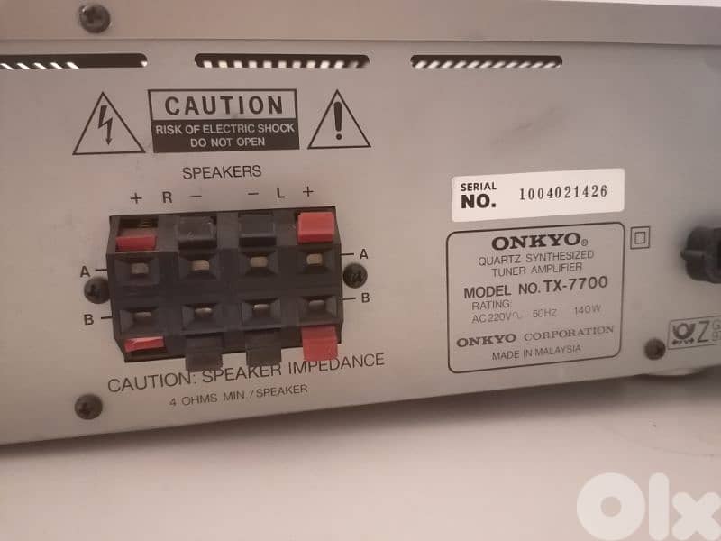 AMPLIFIER ONKYO TX-7700 3