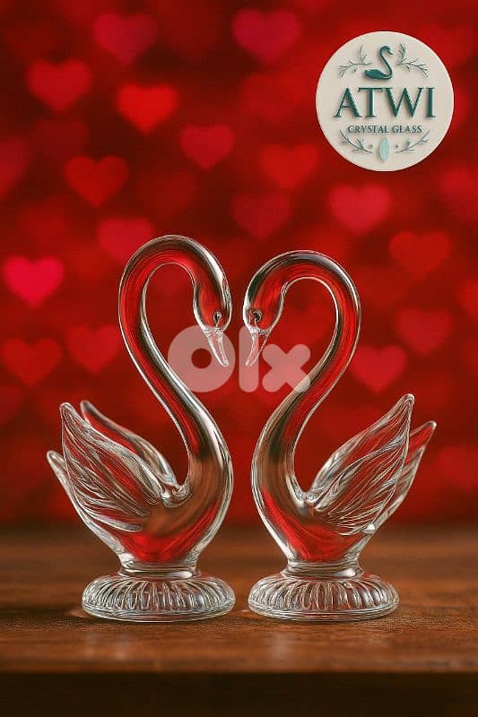 Swan Russian Crystal Glass 0