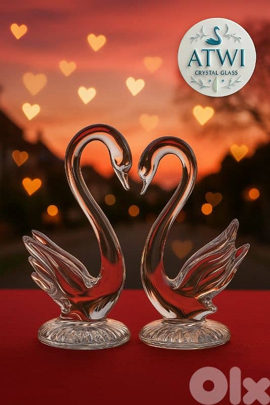 Swan Russian Crystal Glass 1