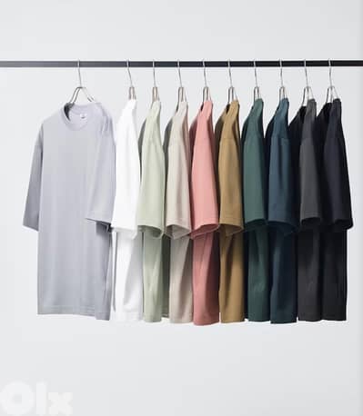 3 uniqlo black tshirt : size L