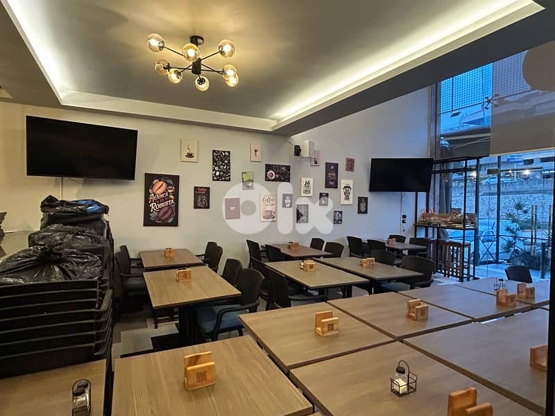 مطعم للبيع – كوفي بار مجهز بالكامل 9