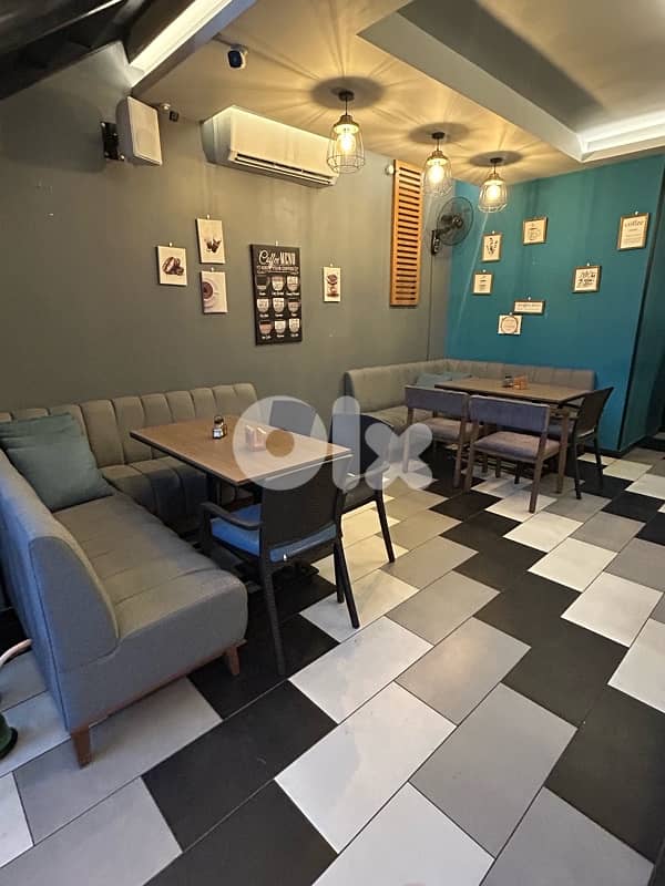مطعم للبيع – كوفي بار مجهز بالكامل 12