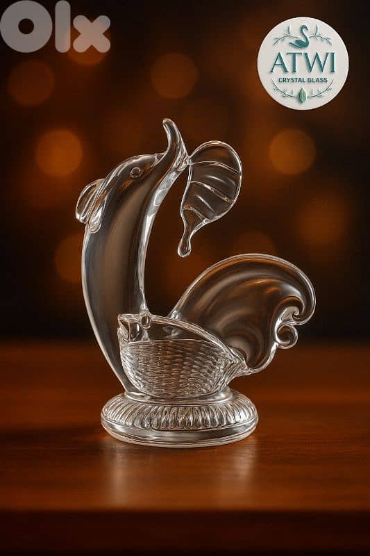 Rooster   Crystal Glass 1