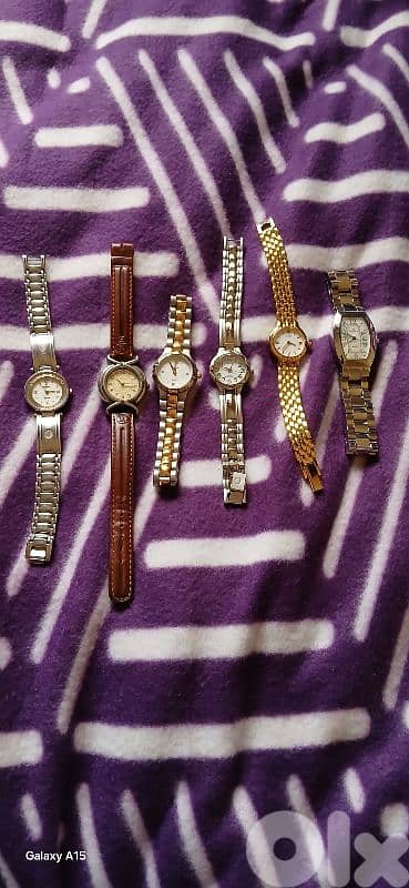 للبيع ساعات بحاله جيده جدآ 0