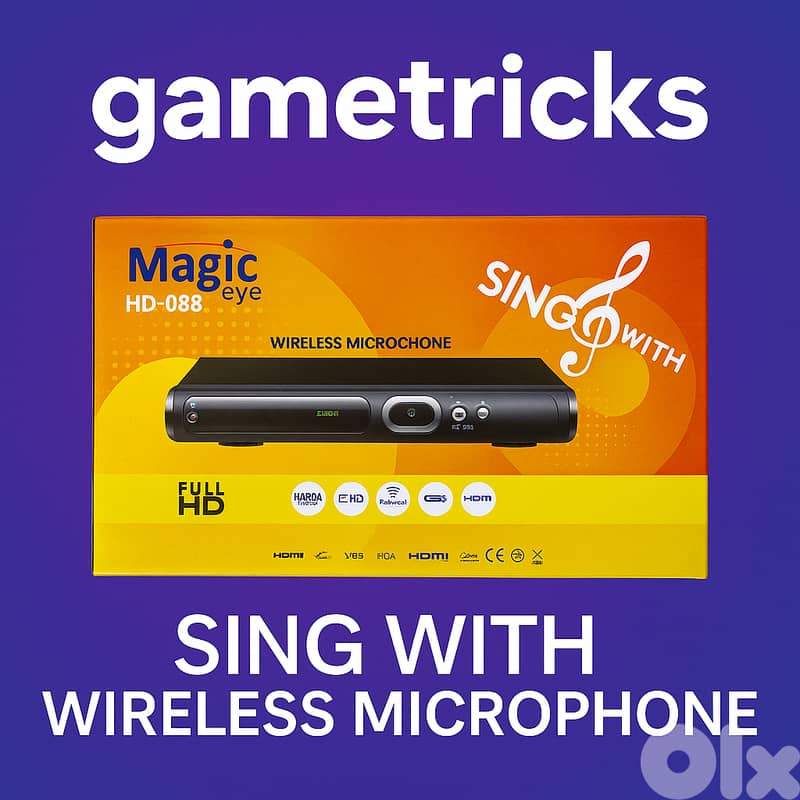 Karaoke TV system with wireless mic 0