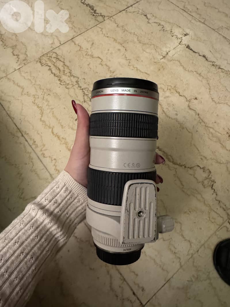 Canon lens 70-200mm f/2.8 IS1 2