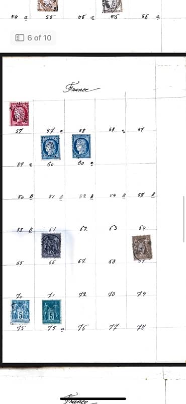 French stamps 5