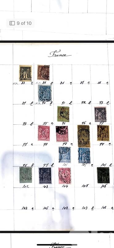 French stamps 8