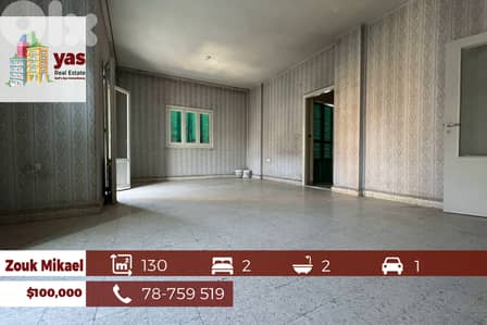 Zouk Mikael 130m2 | Well Maintained | Flat | Partial View |  EH