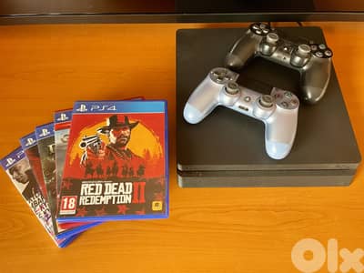 PS4 Slim 1TB SSD with 5 Games
