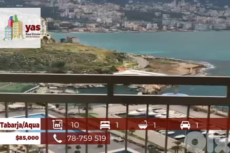 Tabarja/Aqua 1m2 | Sea View | Excellent Condition | Y acht Parking |SD