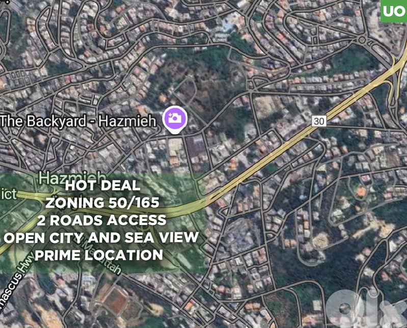 open city and sea view, baabda, hamzieh/الحازمية REF#UO130077 0