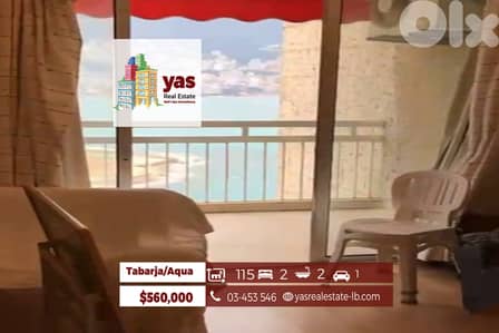 Tabarja/Aqua 115m2 | Chalet | Prime Location | Sea View | Catch | SD