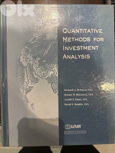 Quantitative Methods for Investment Analysis